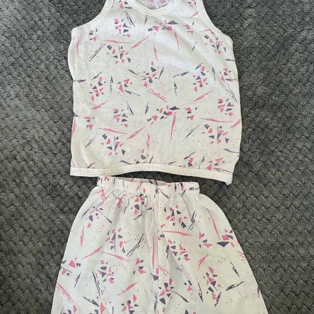 Organic cotton Kids Pajama Set 6-9 months summer sets bundle